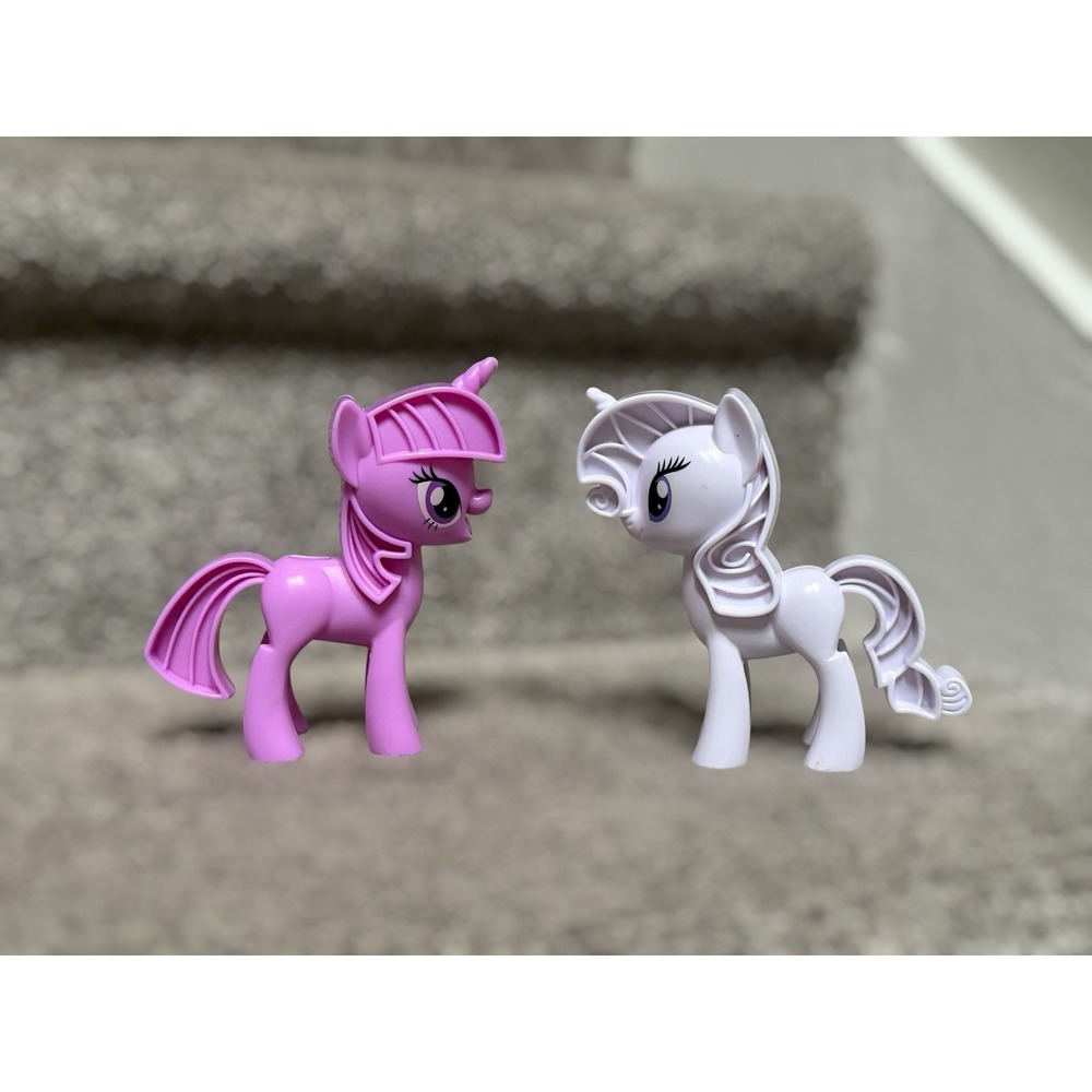My Little Pony Play Doh Twilight Sparkle Rarity Figures Lot Toys Replacement